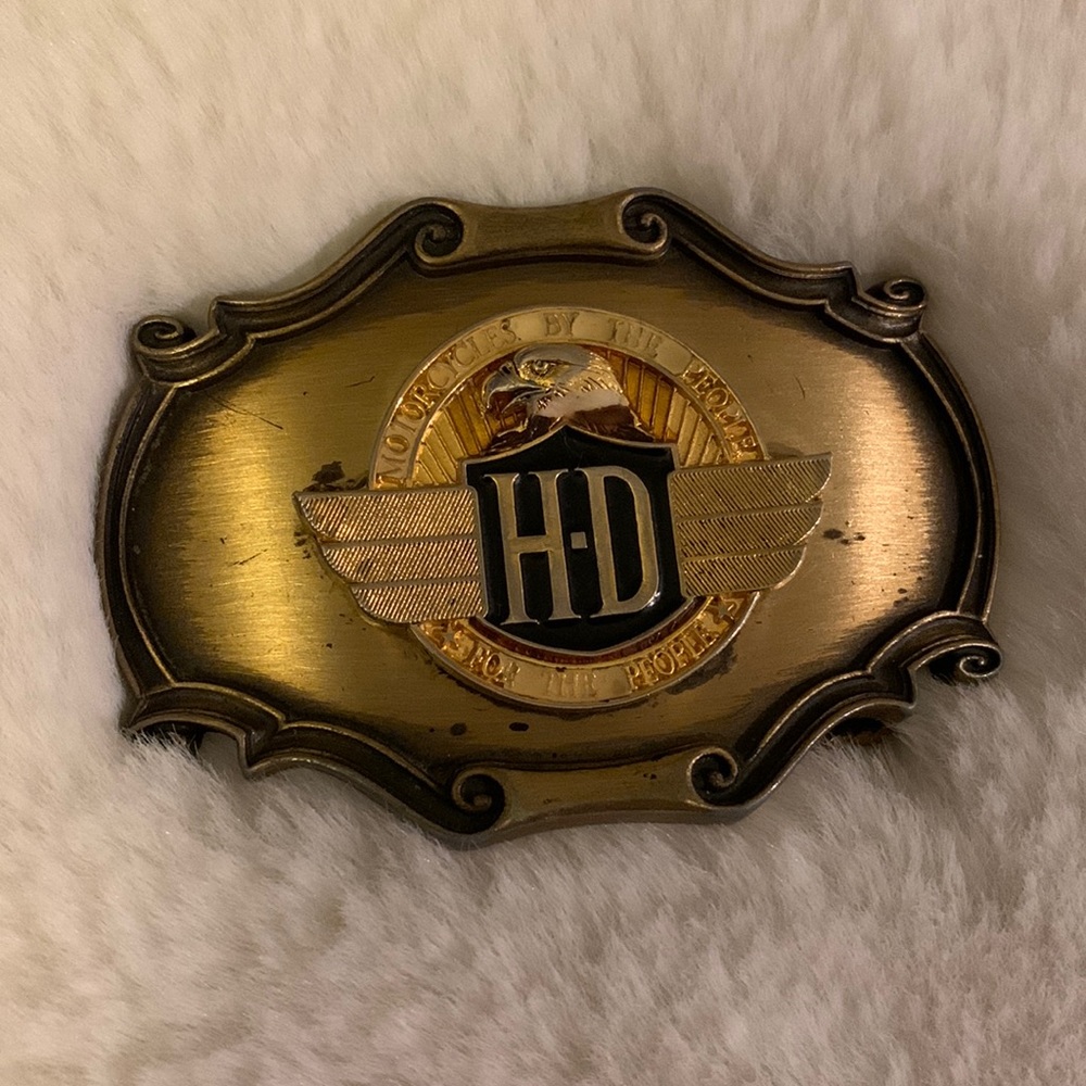 Vintage 1978 Harley Davidson belt buckle